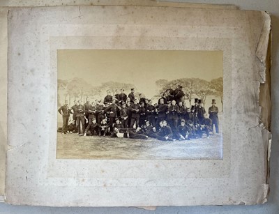 Lot 53 - Franco-Prussian War. An assorted group of photographs and maps, c. 1870s