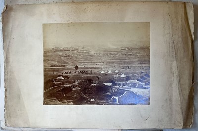 Lot 53 - Franco-Prussian War. An assorted group of photographs and maps, c. 1870s