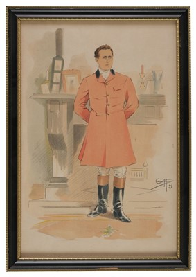 Lot 296 - Fothergill (G. A. pseud GAF). Three Hunting Caricatures, 1899