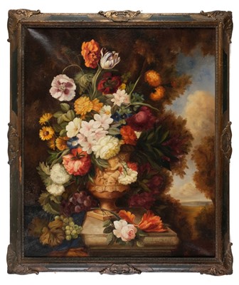 Lot 354 - Van Os (Jan, in the style of). Still Life of Flowers, early 20th century