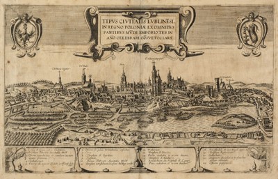 Lot 127 - Poland. Braun (G. & Hogenberg F.), Tipus Civitatis Lublinesi in Regno Poloniae..., circa 1618