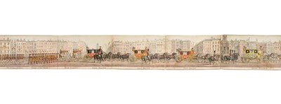 Lot 269 - Queen Victoria's Coronation. Robins's Panoramic Representation of the Queen's Royal Progress