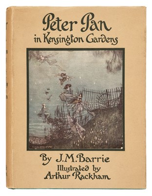 Lot 351 - Barrie (James Matthew). Peter Pan in Kensington Gardens [and] Peter and Wendy, c. 1930