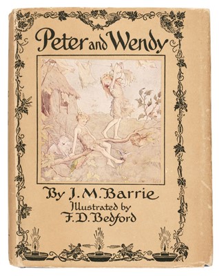 Lot 351 - Barrie (James Matthew). Peter Pan in Kensington Gardens [and] Peter and Wendy, c. 1930