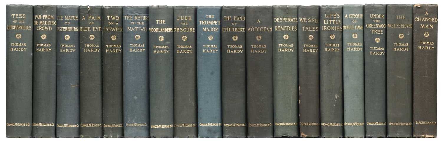 Lot 371 - Hardy (Thomas). Wessex Novels, 18 volumes  (matched set), 1895-1913