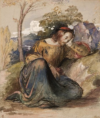 Lot 245 - Richmond (George, 1809-1896). A Sleeping Wayfarer, 1830