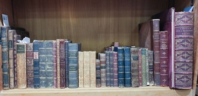 Lot 59 - Bindings. 42 volumes of 19th-century literature