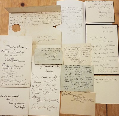 Lot 253 - Artists. A collection of British artists' autograph letters, late 19th & early 20th century