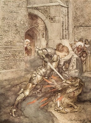 Lot 708 - Rackham (Arthur, Illustrated). The Romance of King Arthur, 1917, & 7 others