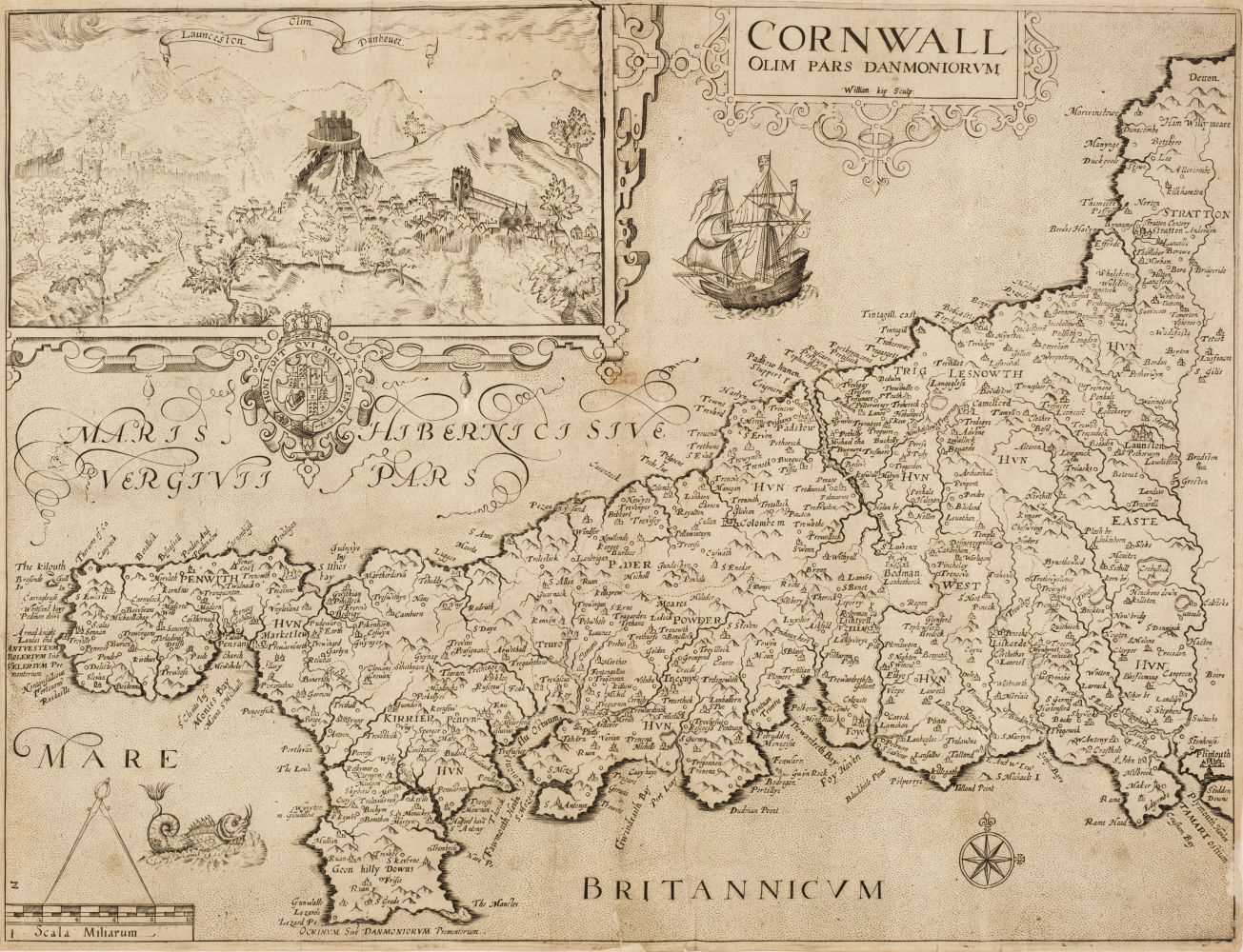 Lot 78 - British County Maps. A collection of approximately 350 maps, 17th - 19th century