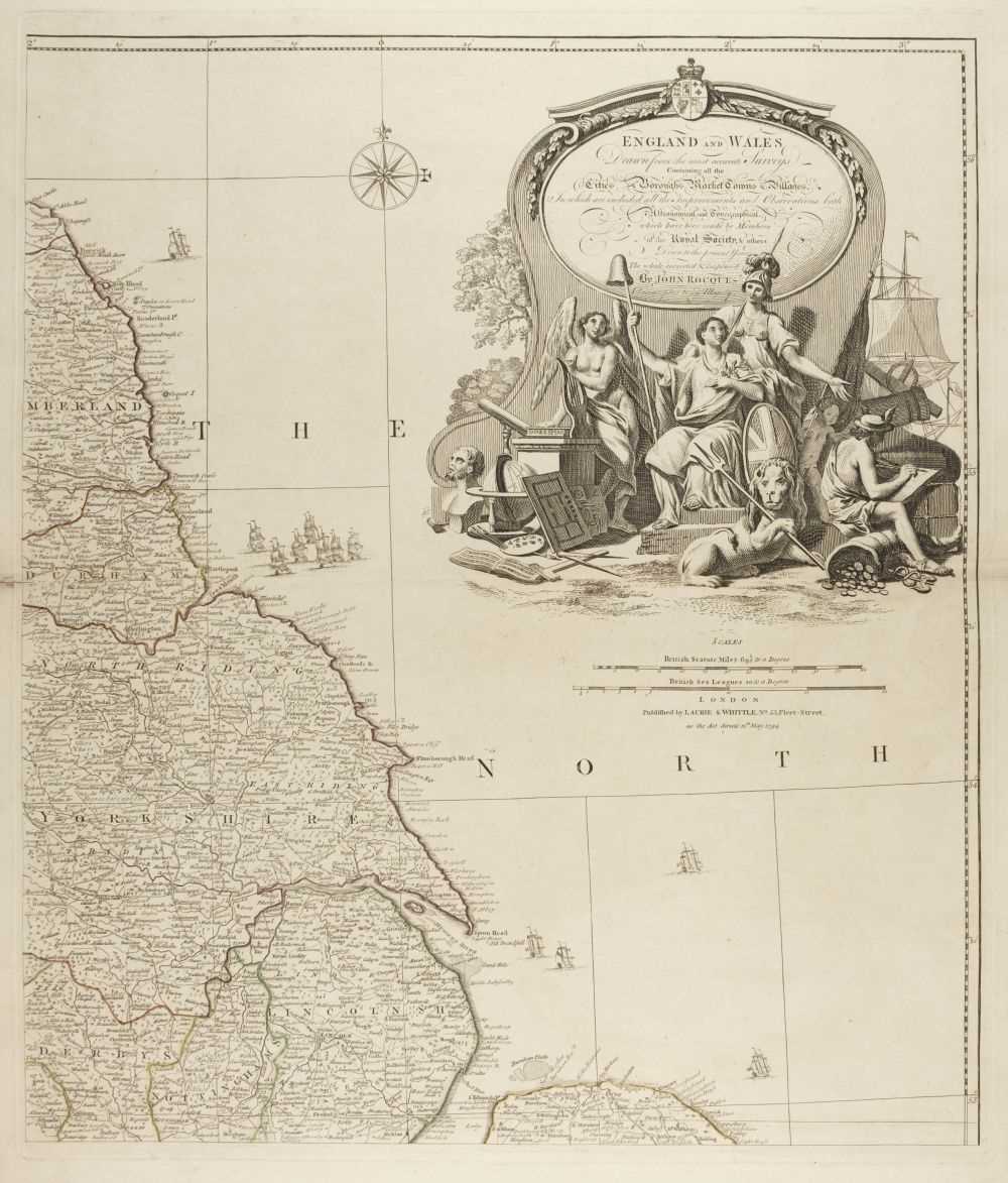 Lot 204 - England & Wales. Rocque (John), England and Wales Drawn from the most accurate Surveys, 1794