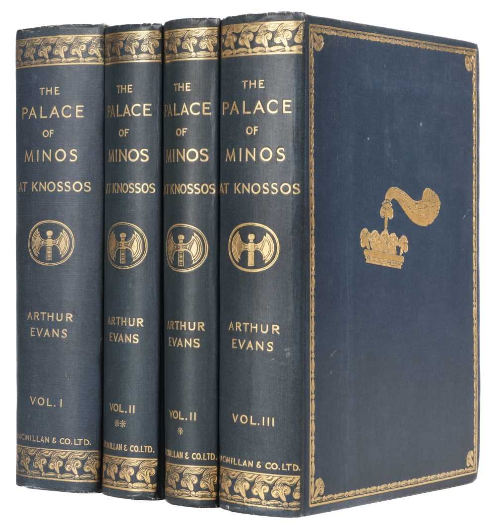 Lot 21 - Evans (Arthur). The Palace of Minos, 3 volumes in 4, 1921-30