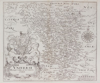 Lot 190 - British County Maps. A collection of approximately 200 maps, 17th - 19th century