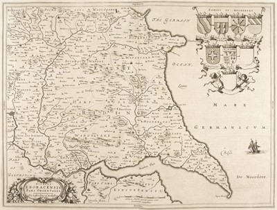 Lot 247 - Yorkshire. A collection of 22 maps, 17th - 19th century