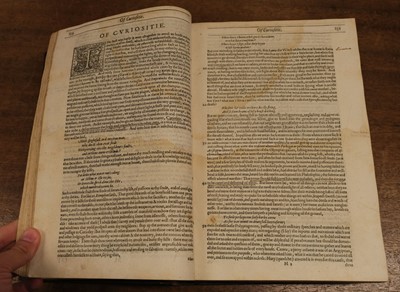 Lot 205 - Plutarch. The Philosophie commonlie called, The Morals, 1st edition in English, 1603