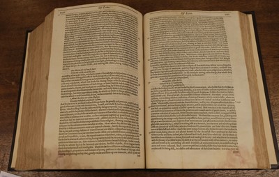 Lot 205 - Plutarch. The Philosophie commonlie called, The Morals, 1st edition in English, 1603