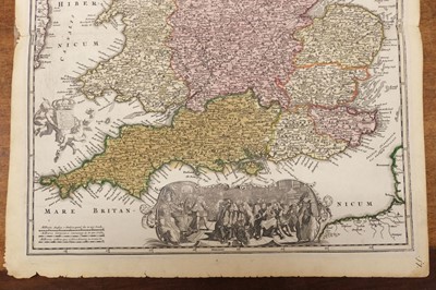 Lot 193 - British Isles. De Wit (Frederick), Nova Totius Angliae, Scotiae et Hiberniae Tab, circa 1680