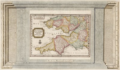 Lot 238 - South-West England. A collection of ten maps, 17th - 19th century