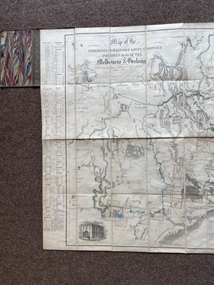 Lot 69 - Australia. Ham (Thomas), Map of...., the Parishes of the Melbourne & Geelong Districts.., 1849