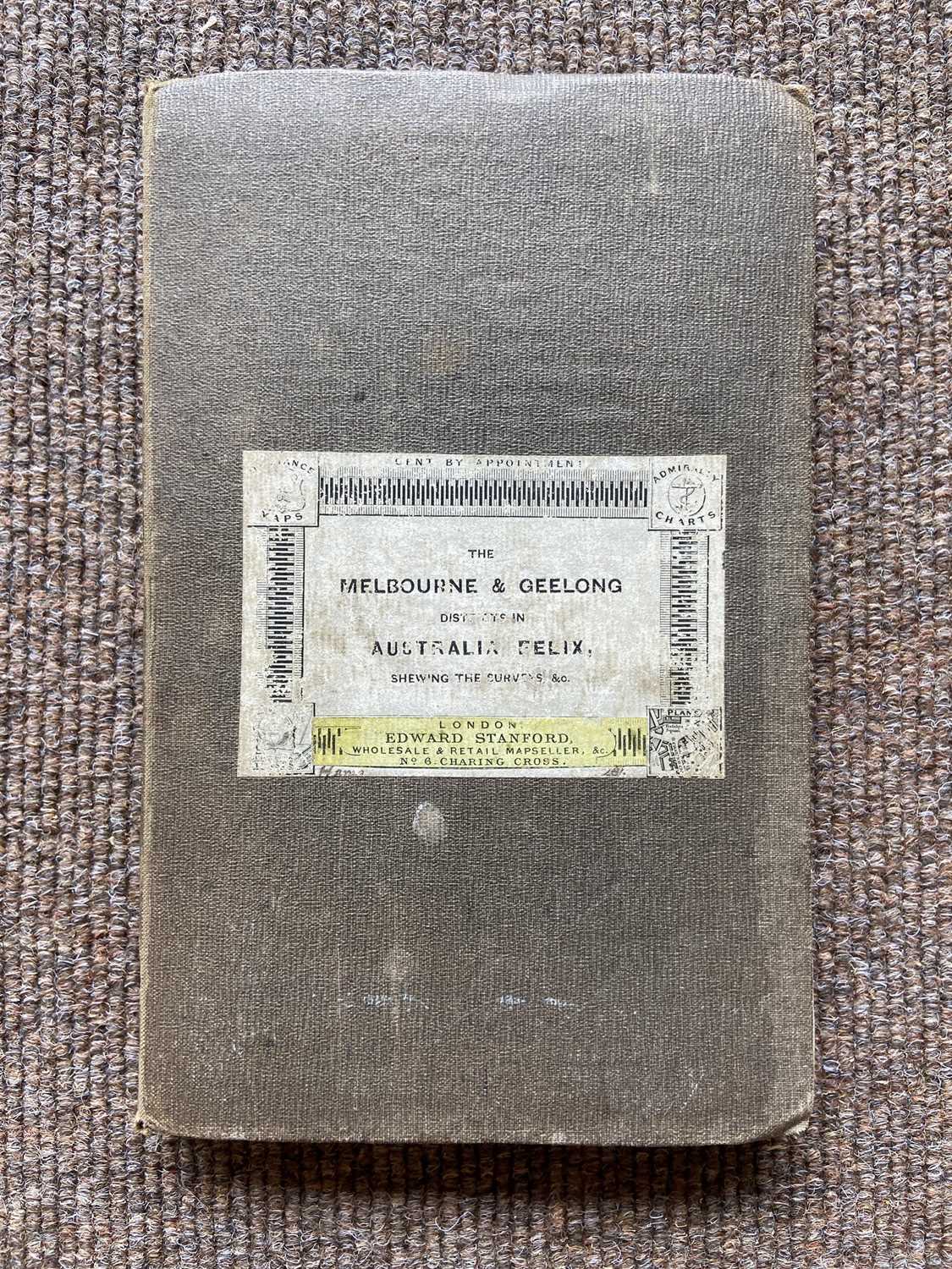 Lot 69 Australia. Ham (Thomas), Map of...., the