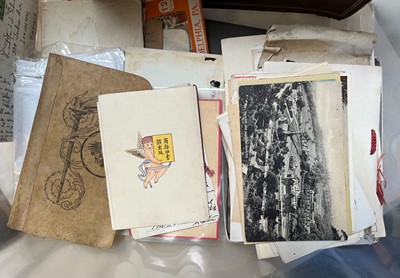 Lot 422 - USA & Japan. A small archive of albums, letters, and postcards, c. 1918-1930s