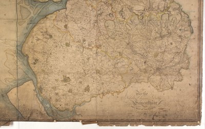 Lot 218 - Lancashire. Greenwood (C. ), Map of the County Palatine of Lancaster...., 1818