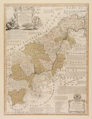 Lot 228 - Northamptonshire. Bowen (Emanuel), An Accurate Map of Northampton Shire..., circa 1785