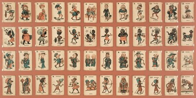 Lot 530 - Ally Sloper. A deck of playing cards, [Mullord Bros?], 1890
