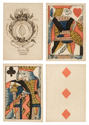 Lot 548 - Hunt & Son. A standard deck of English playing cards, 1803