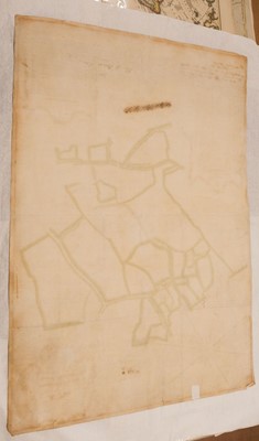 Lot 112 - Manuscript Estate Plan. A Plan of Cowley Hall & Mill Farm..., 1813