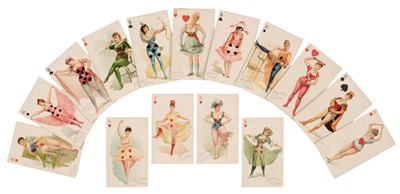 Lot 529 - Advertising Playing Cards. Hard A Port Cut Plug Tobacco playing card deck, USA, 1890s