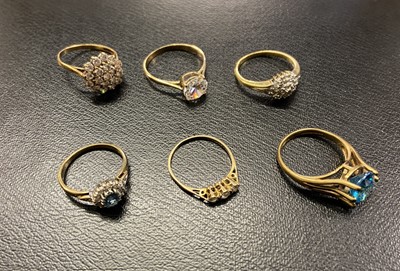 Lot 62 - Rings. A collection of dress rings