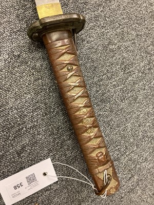 Lot 358 - Japanese Sword. A WWII Japanese Shin Gunto