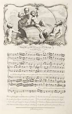 Lot 244 - Bickham (George). The Musical Entertainer, 2 volumes, circa 1737-39