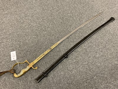 Lot 362 - Prussian Sword. A fine pre WWI Prussian Artillery Officer's sword