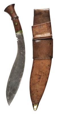 Lot 407 - WWII Kukri. A WWII military kukri dated 1941