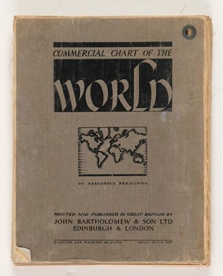 Lot 244 - World. John Bartholomew & Son Ltd (publishers). Bartholomew's Chart of the World...,  circa 1920