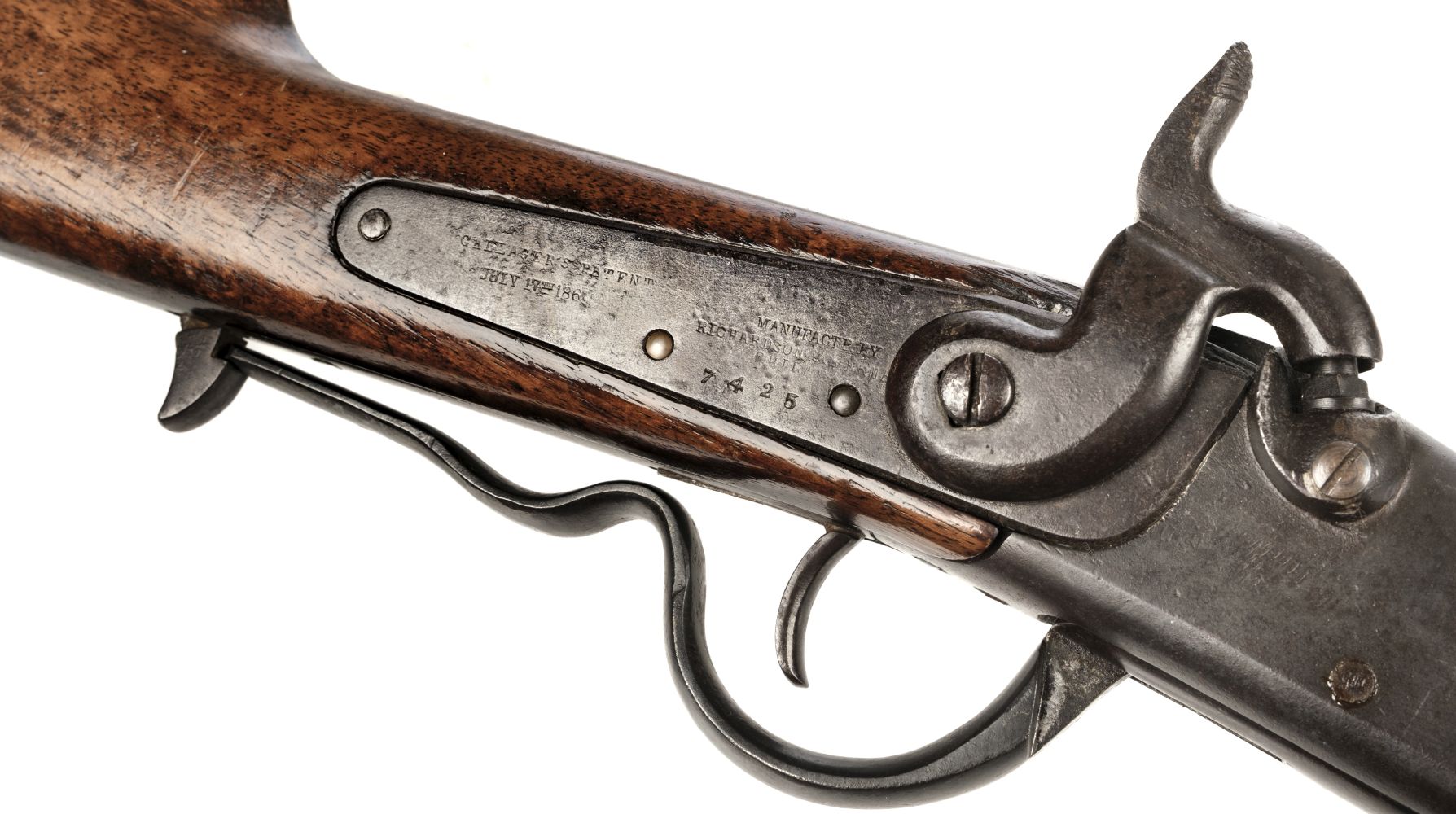 Lot 327 - Carbine. An American Civil War Gallager's
