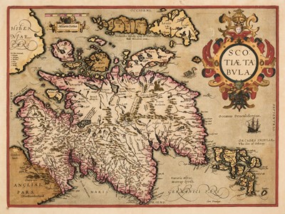 Lot 130 - Scotland. Ortelius (Abraham), Scotiae Tabula, 1608