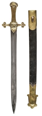 Lot 366 - Side Arm. A Victorian drummer's side arm of the South Wales Borderers