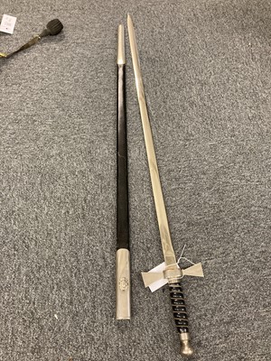 Lot 351 - Court Swords. Two Victorian court swords plus a Masonic sword