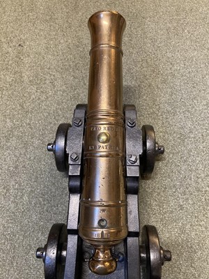 Lot 287 - Cannon. A George III bronze signal cannon