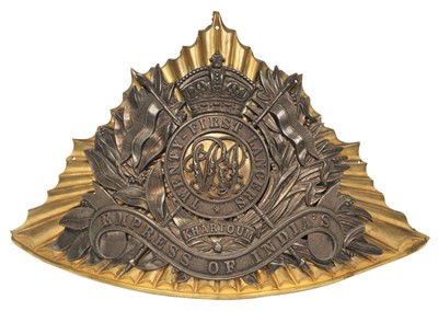 Lot 295 - Lance Cap. A rare example of a post 1901 officers lance cap of the 21st Empress of India Lancers