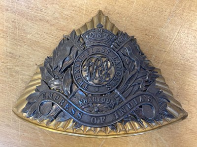 Lot 295 - Lance Cap. A rare example of a post 1901 officers lance cap of the 21st Empress of India Lancers