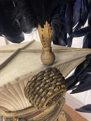 Lot 296 - Lance Cap. An officer's lance cap of the 17th Lancers