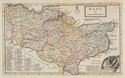 Lot 223 - Moll (Herman). H. Moll's British Atlas: or Pocket Maps of all the Counties..., 1753