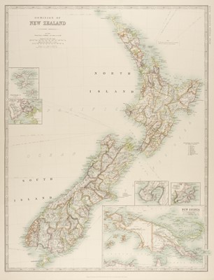 Lot 186 - Australasia. Johnston (W. & A. K.). Dominion of New Zealand, circa 1880