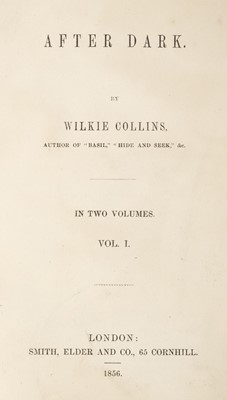 Lot 290 - Collins (Wilkie). After Dark, 1st edition, 2 volumes, London: Smith, Elder and Co, 1856