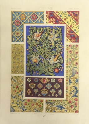 Lot 278 - Decorative Prints. 36 chromolithograph plates of decorative and ornamental designs, late 19th c.