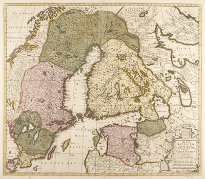 Lot 235 - Scandinavia & Iceland. De Wit (F.), Regni Gothiae Tabula Generalis..., Amsterdam, circa 1690